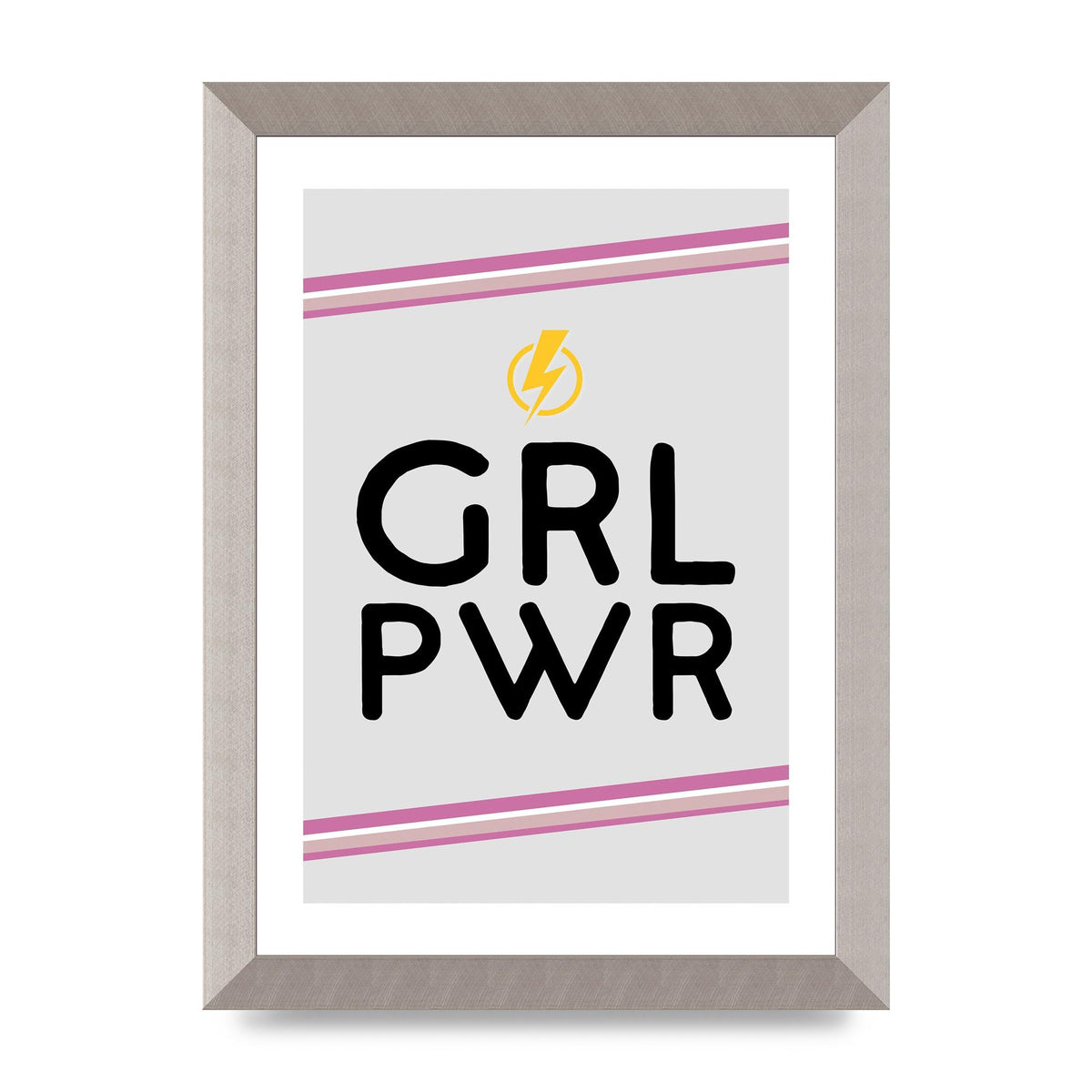 Girl Power" Wall Art - A4 framed