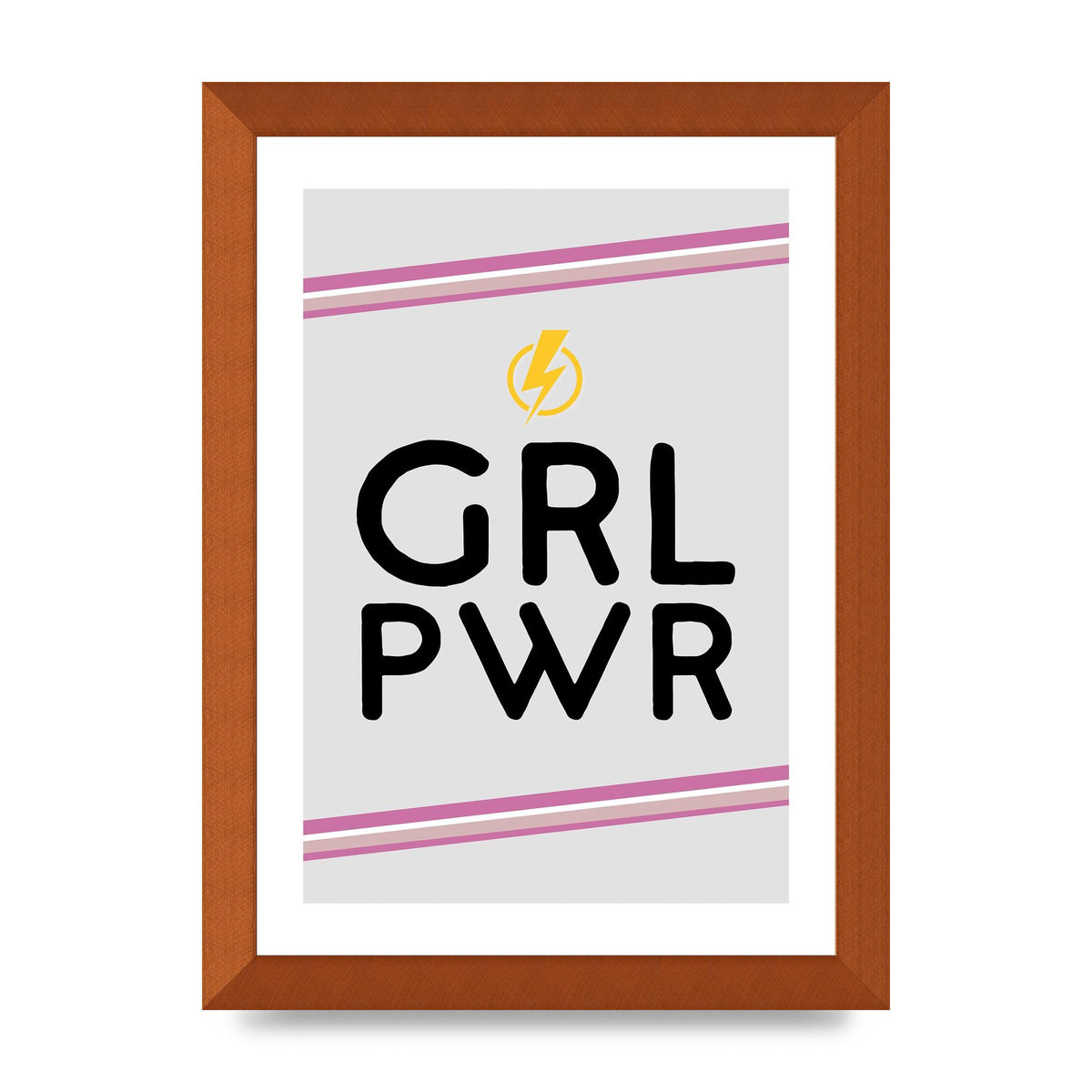 Girl Power" Wall Art - A4 framed