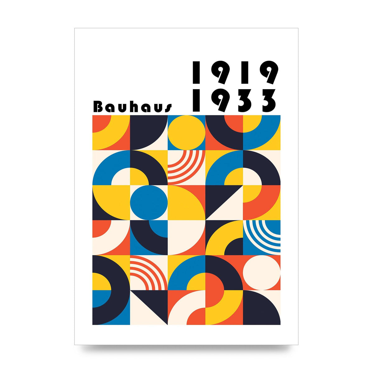 Bauhaus Style 1 Printed Poster - unframed print