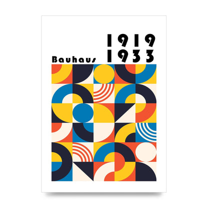 Bauhaus Style 1 Printed Poster - unframed print