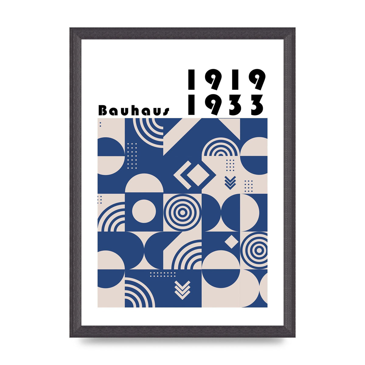 Bauhaus Style 3 Art For The Home - A3 framed
