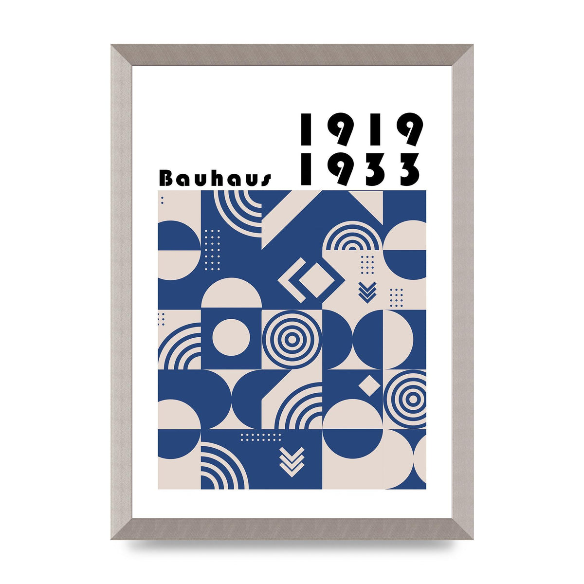 Bauhaus Style 3 Art For The Home - A3 framed