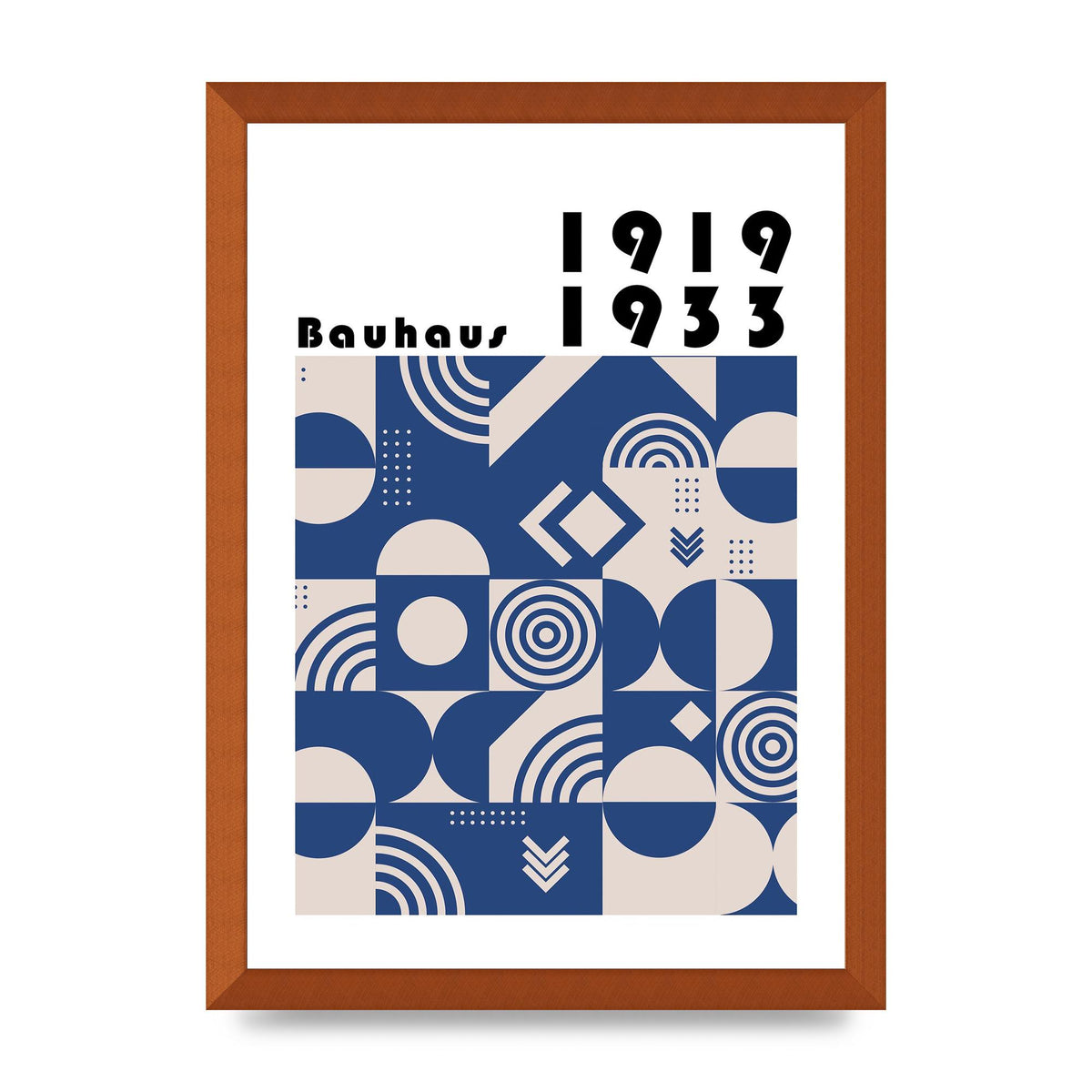 Bauhaus Style 3 Art For The Home - A3 framed