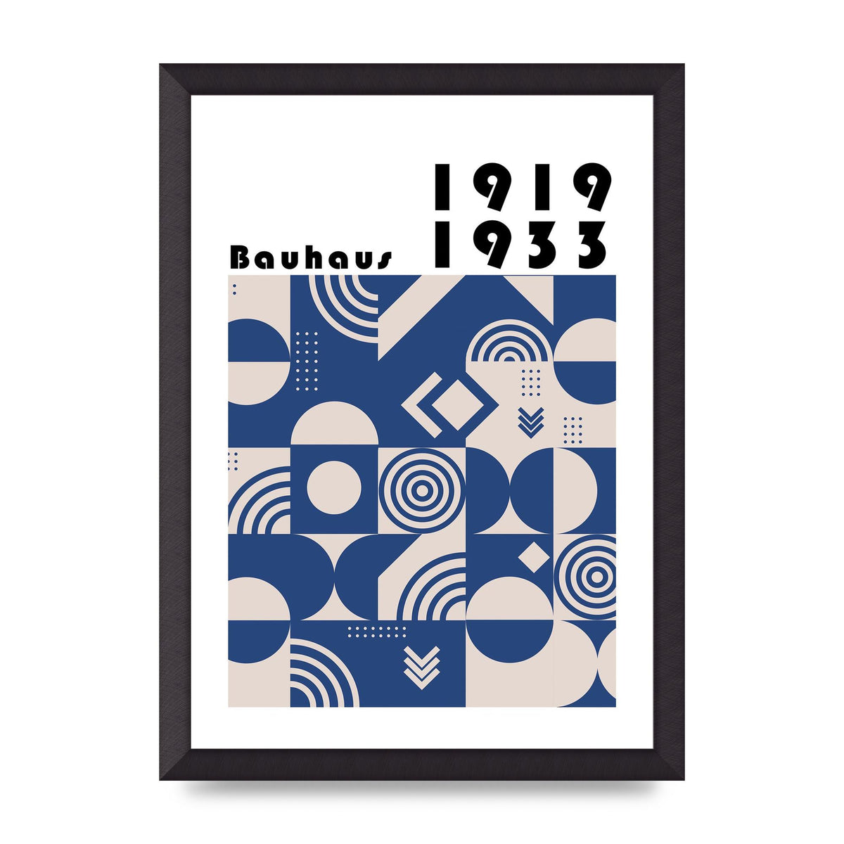 Bauhaus Style 3 Art For The Home - A3 framed