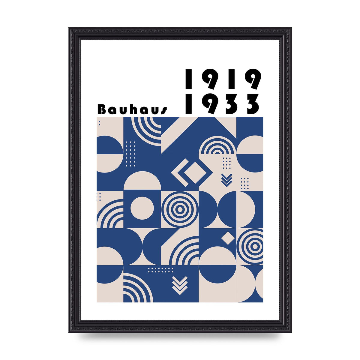 Bauhaus Style 3 Art For The Home - A3 framed