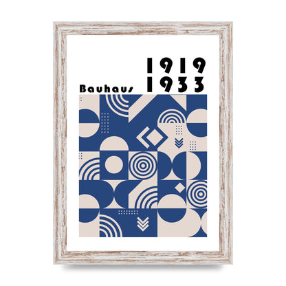 Bauhaus Style 3 Art For The Home - A4 framed