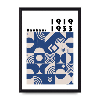 Bauhaus Style 3 Art For The Home - A4 framed