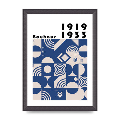 Bauhaus Style 3 Art For The Home - A4 framed