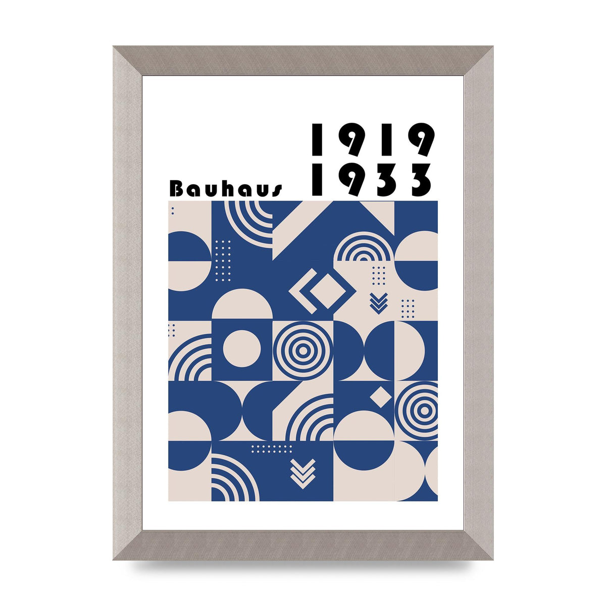 Bauhaus Style 3 Art For The Home - A4 framed