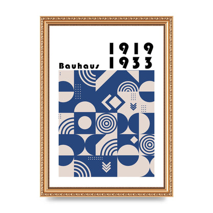 Bauhaus Style 3 Art For The Home - A4 framed