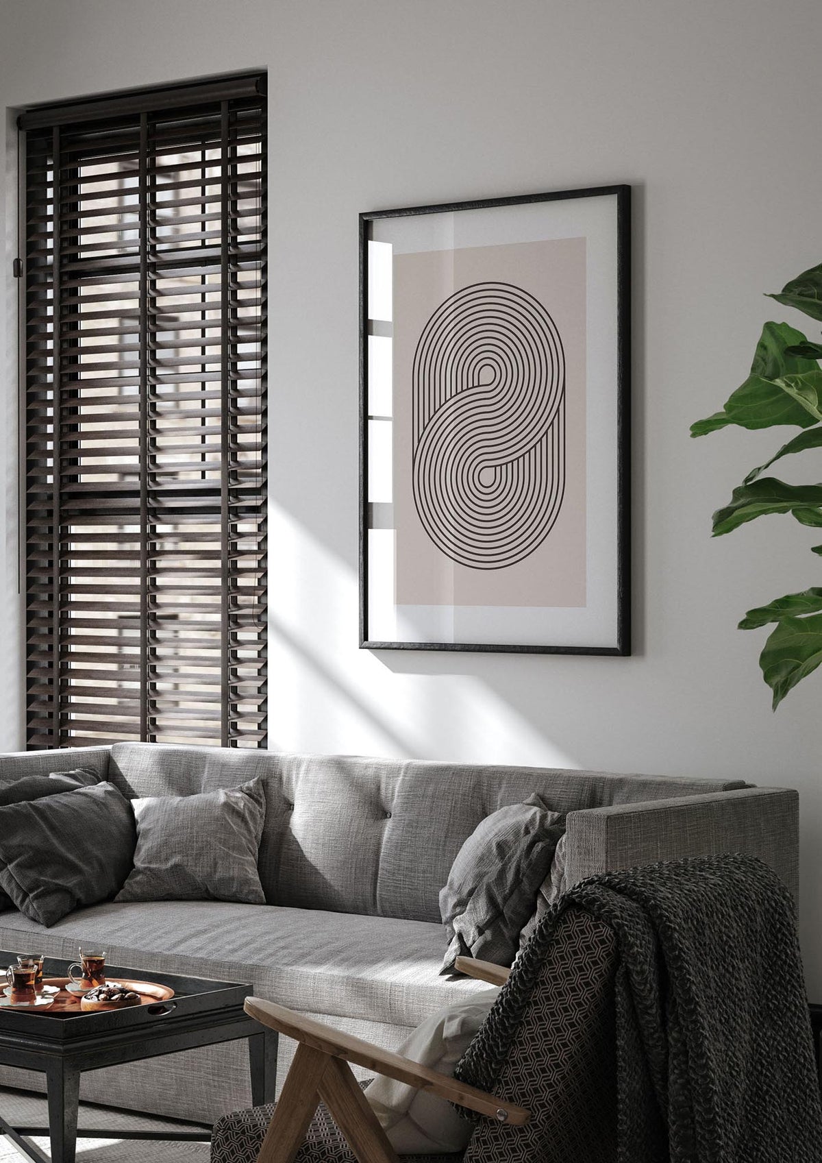 Bohemian Mid Century Minimal Style Art For The Home - living room 1