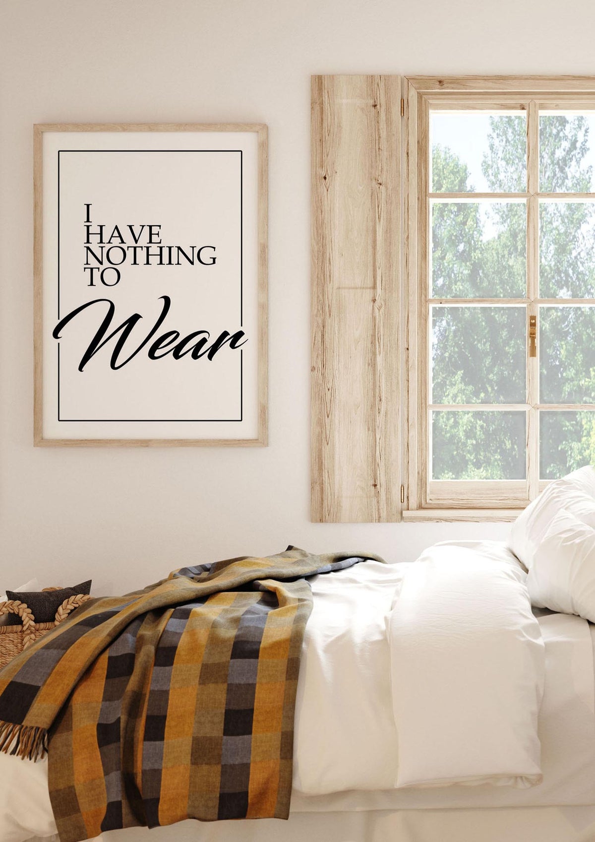 I Have Nothing To Wear" Art For The Home - bedroom 1