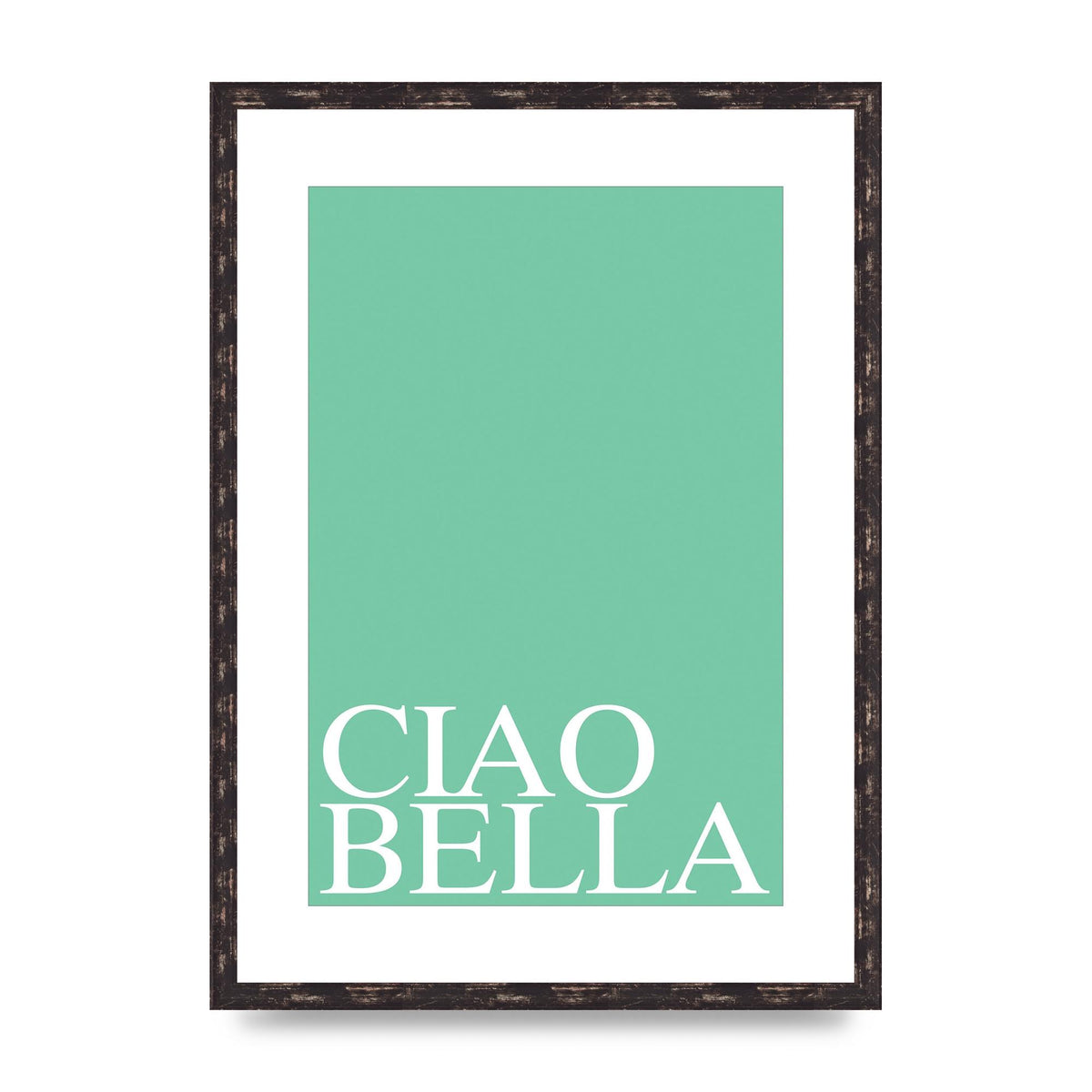 Ciao Bella" Printed Poster - A2 framed