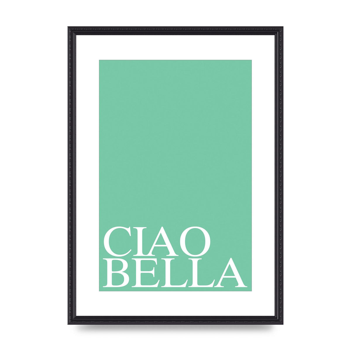 Ciao Bella" Printed Poster - A2 framed