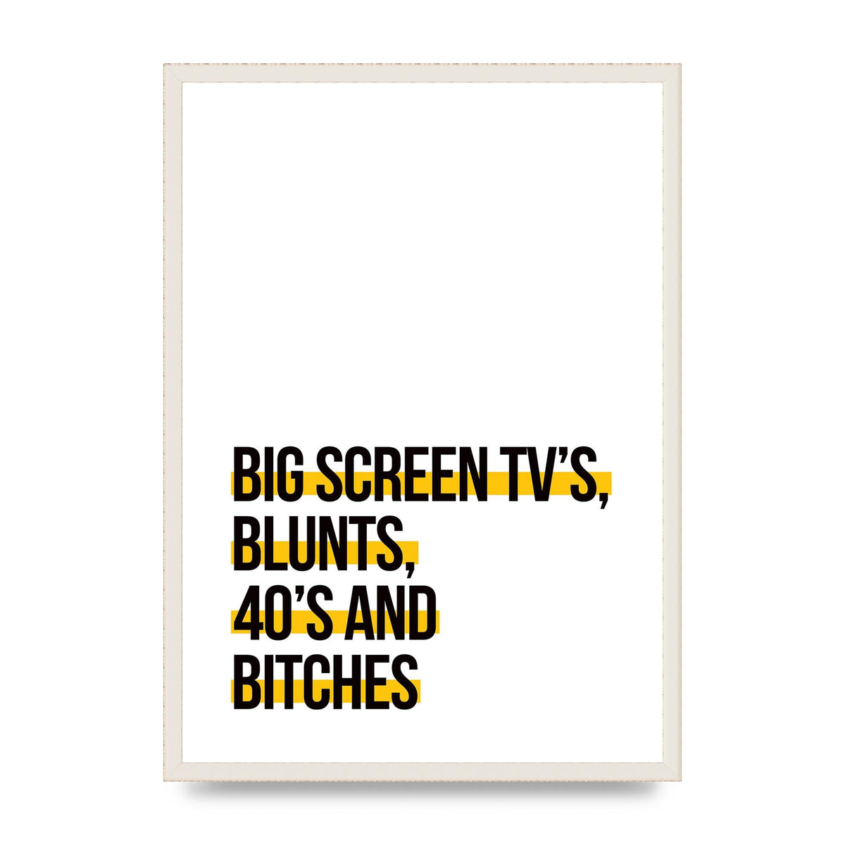 Big Screen Tvs" Wall Art - A2 framed