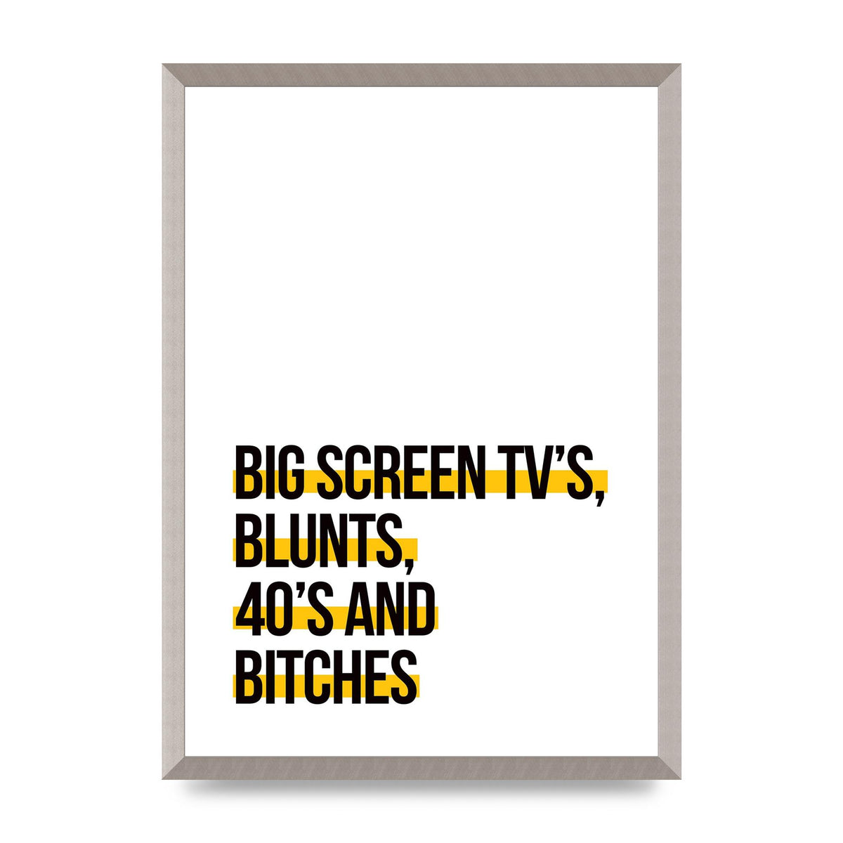 Big Screen Tvs" Wall Art - A2 framed