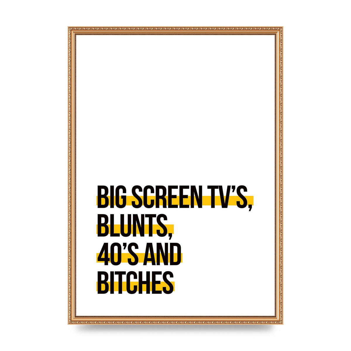 Big Screen Tvs" Wall Art - A2 framed