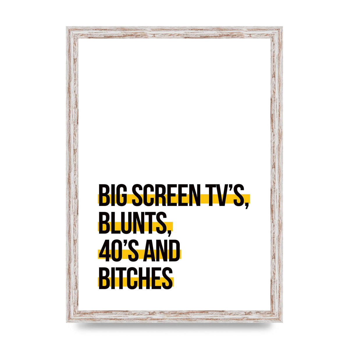 Big Screen Tvs" Wall Art - A3 framed