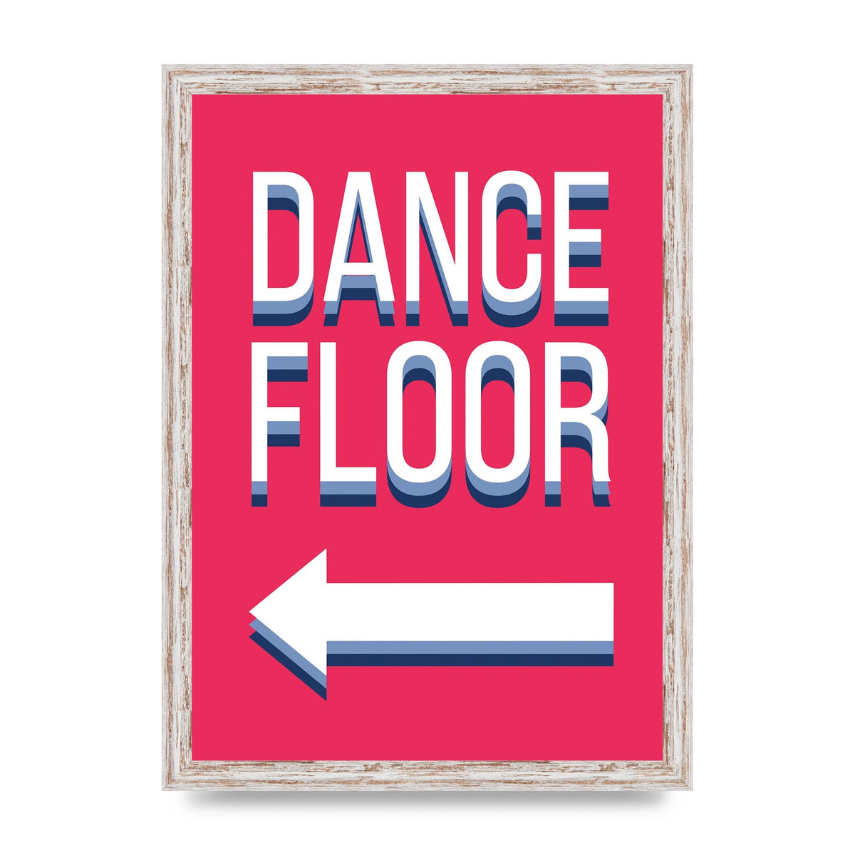 Dance Floor Left" Wall Art - A3 framed