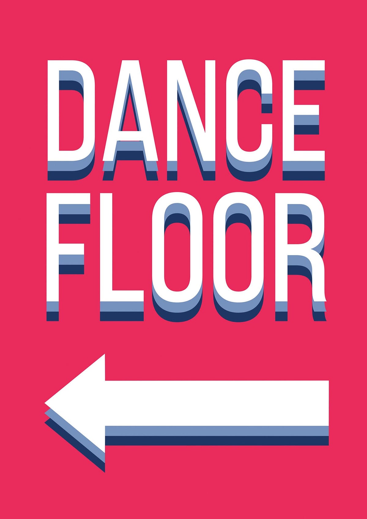 Dance Floor Left" Wall Art - detail