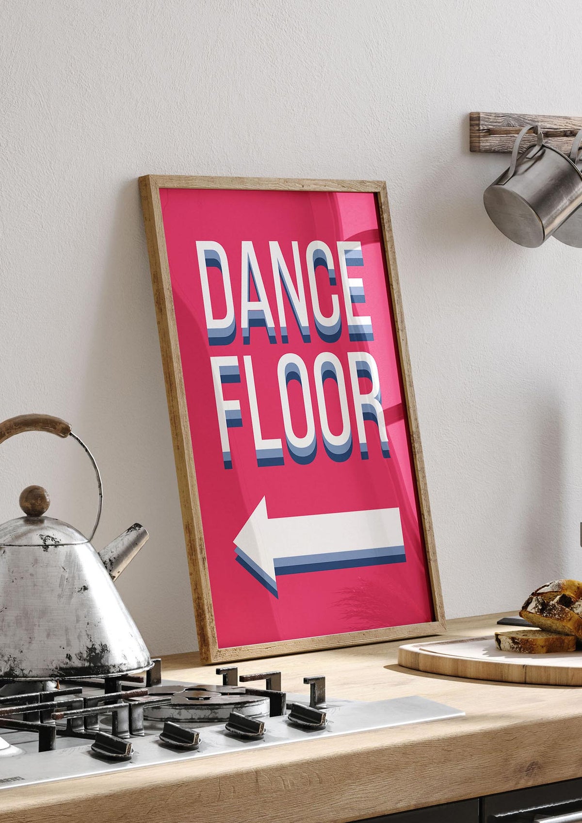 Dance Floor Left" Wall Art - kitchen 1