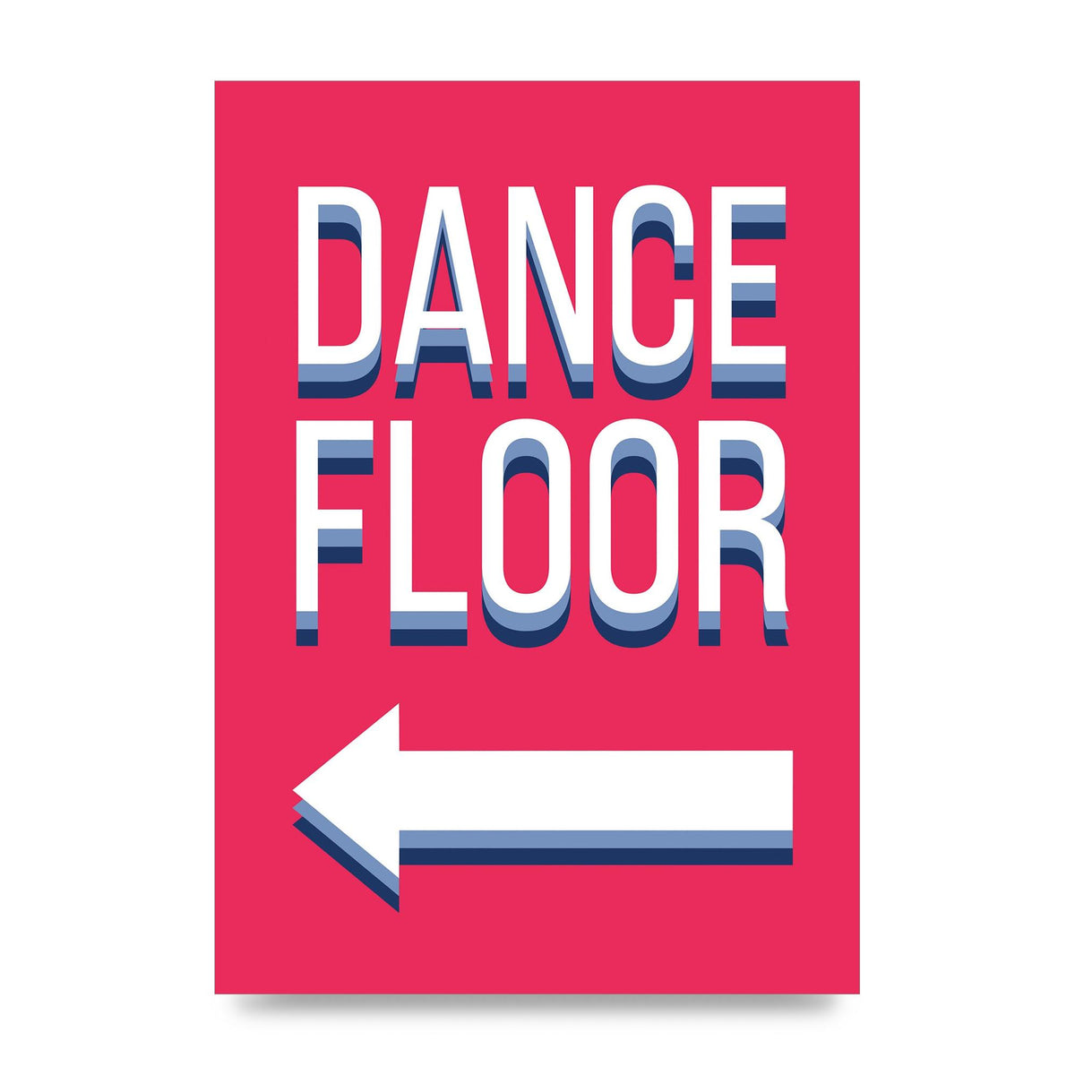 Dance Floor Left" Wall Art - unframed print
