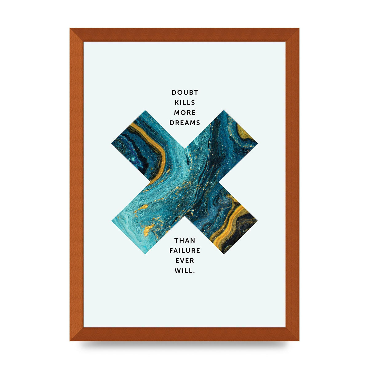 Doubt Kills More Art For The Home - A3 framed