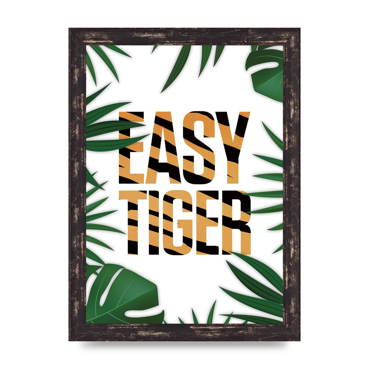 Easy Tiger" Art For The Home - A4 framed