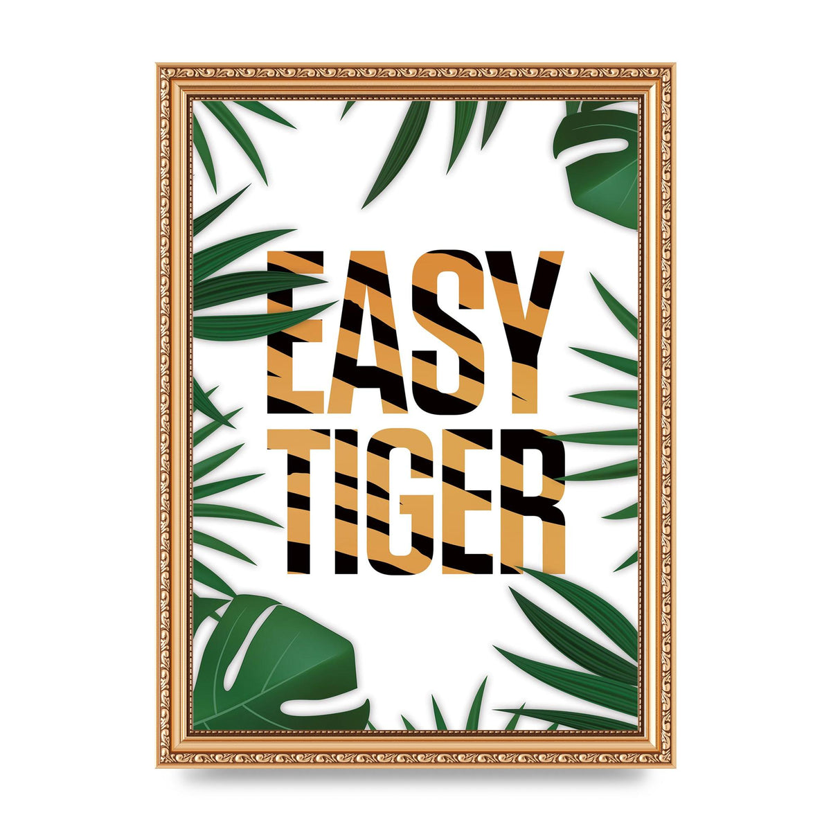 Easy Tiger" Art For The Home - A4 framed