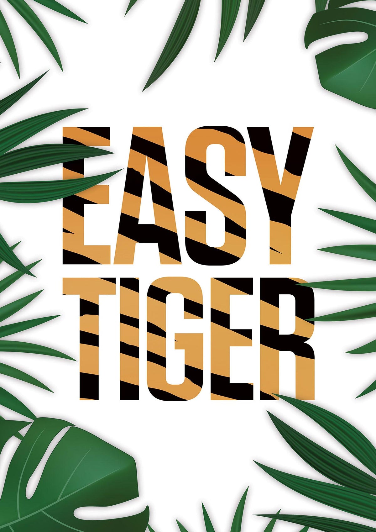 Easy Tiger" Art For The Home - detail