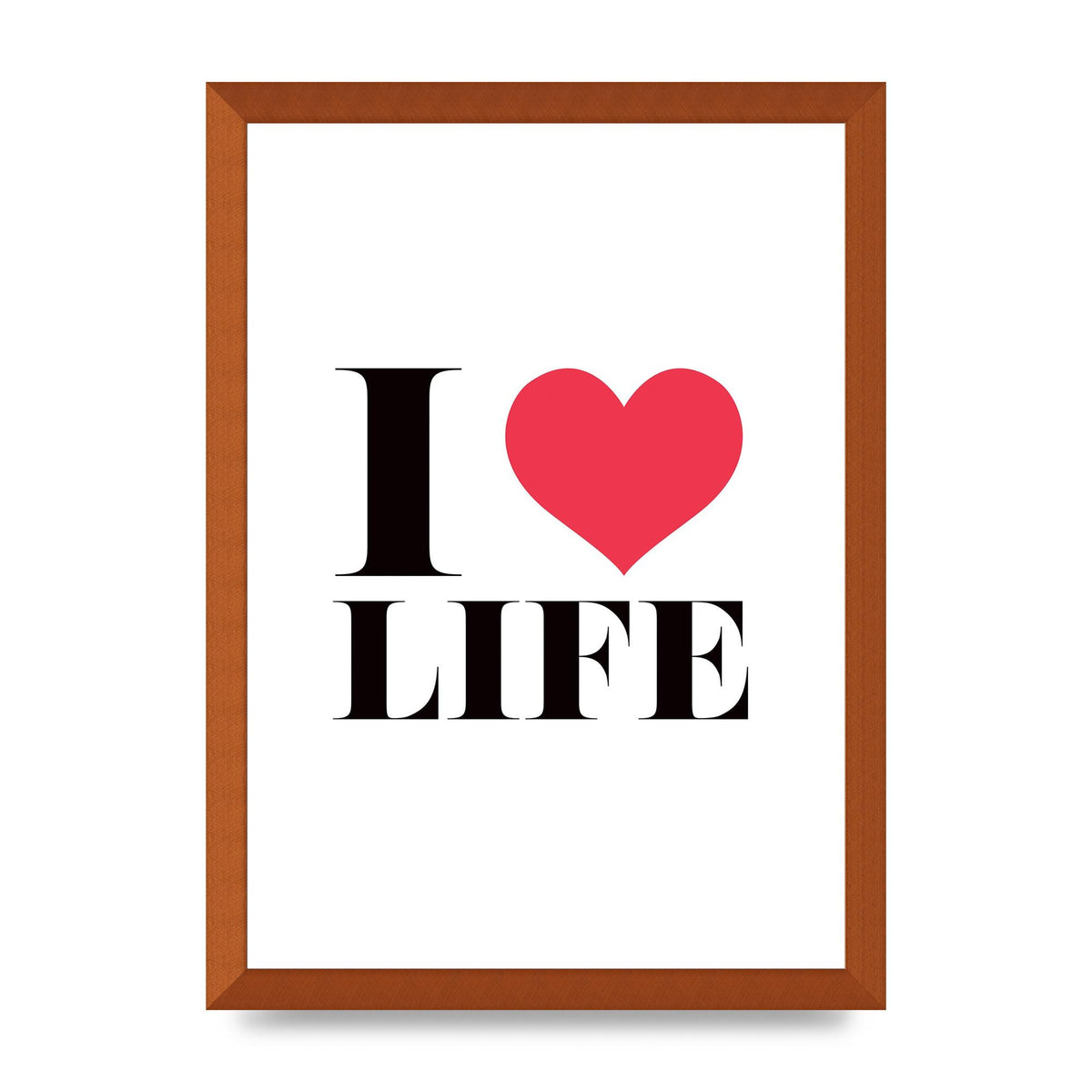 I Heart Life" Art For The Home - A3 framed