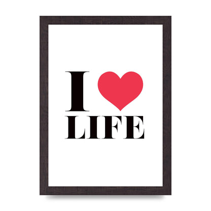 I Heart Life" Art For The Home - A4 framed