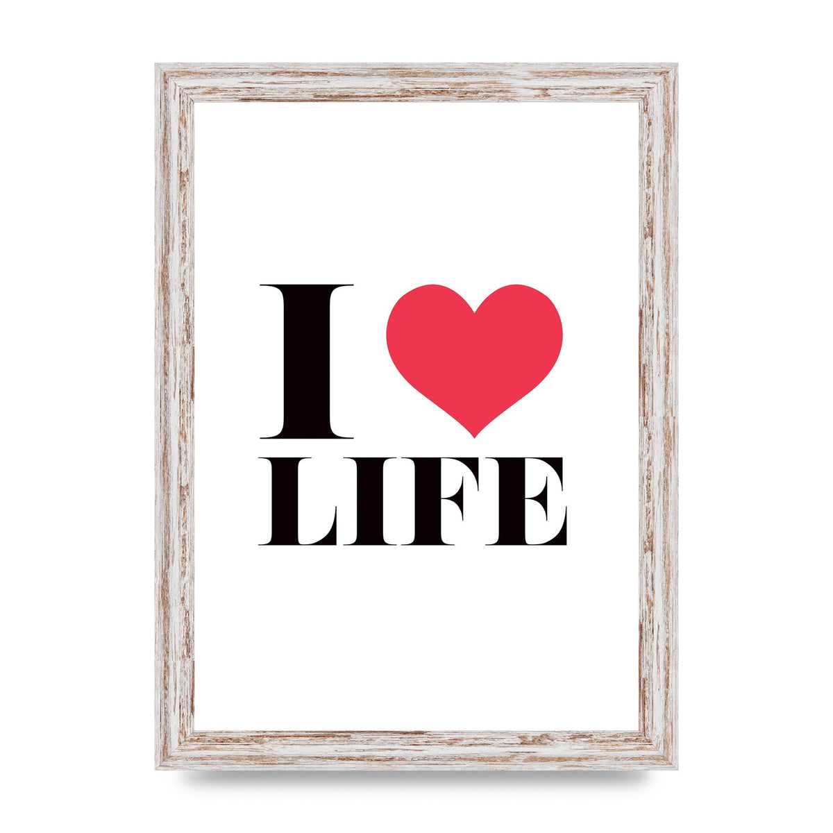 I Heart Life" Art For The Home - A4 framed
