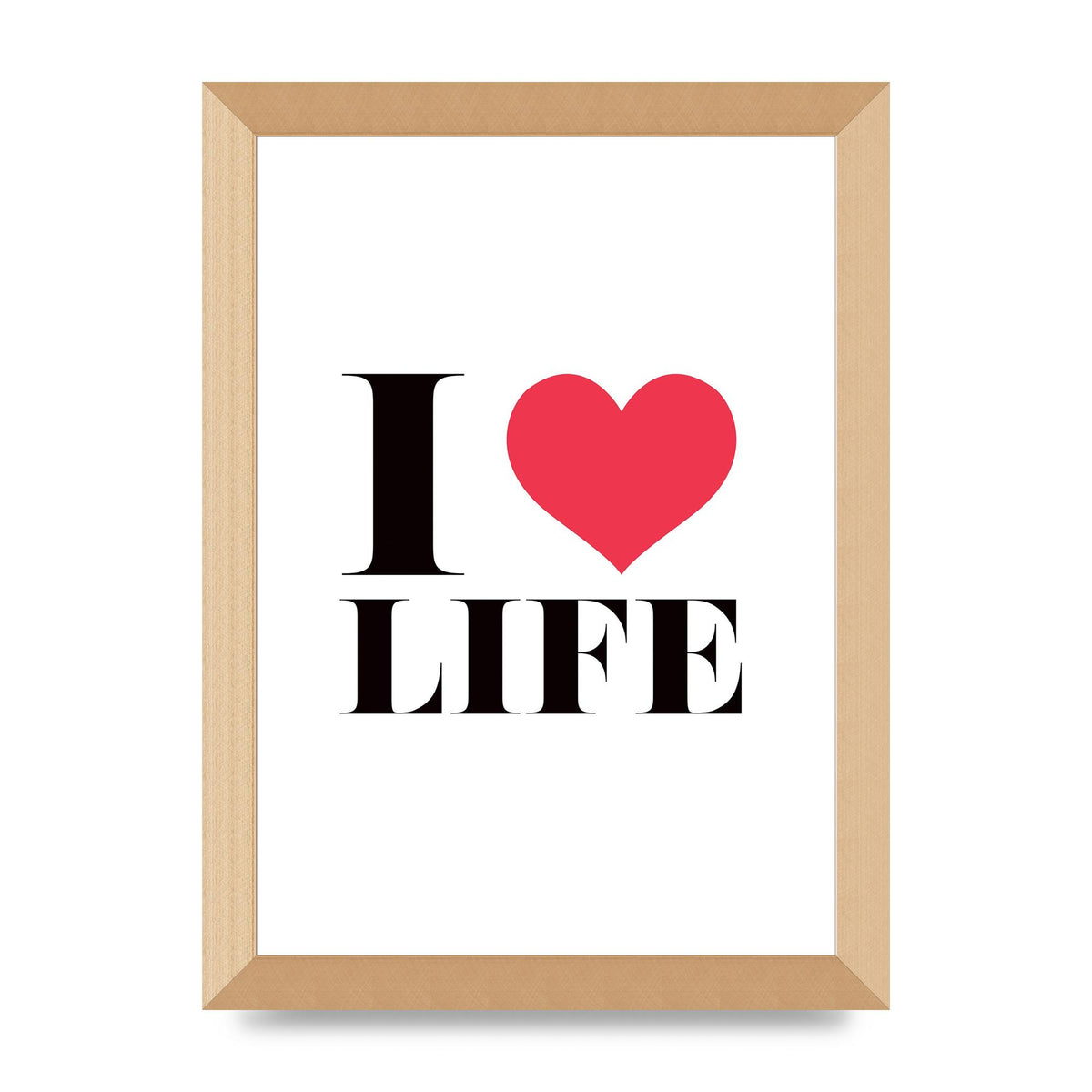 I Heart Life" Art For The Home - A4 framed