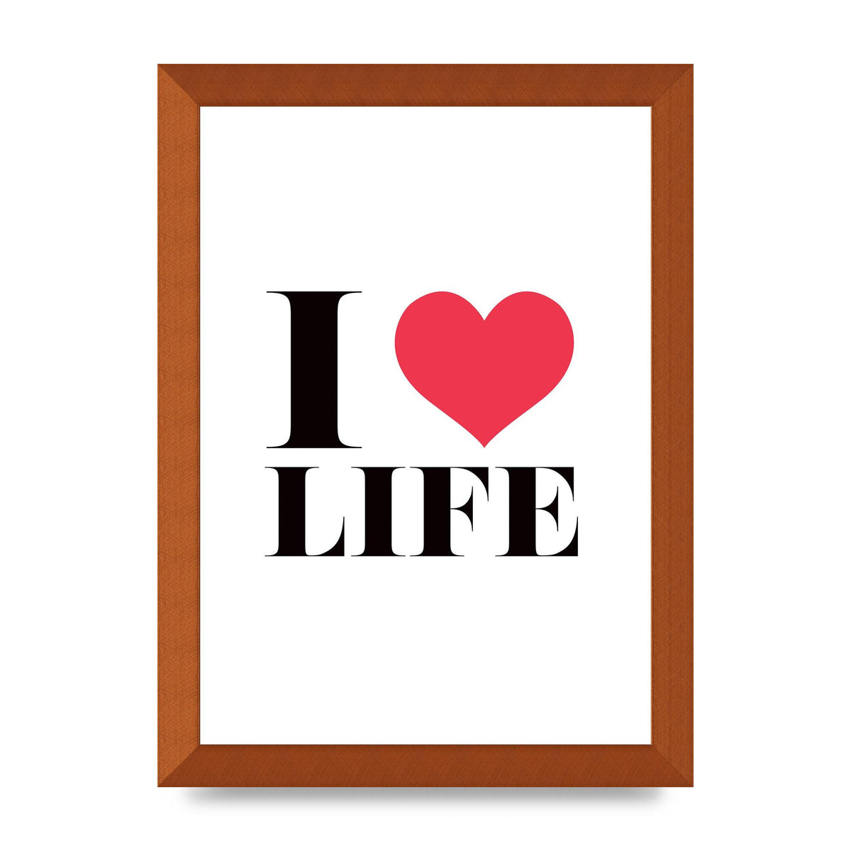I Heart Life" Art For The Home - A4 framed