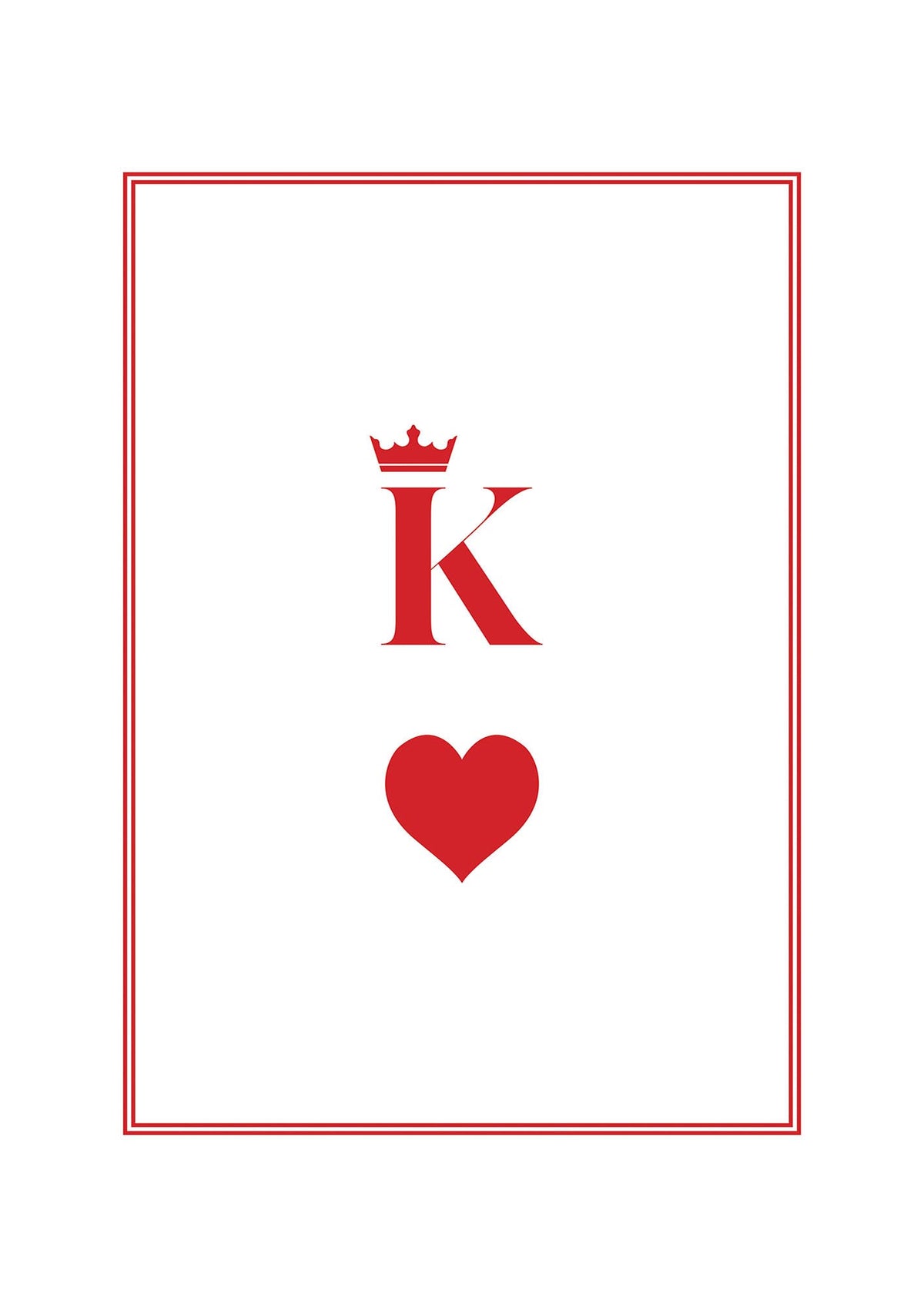 King Of Hearts Art For The Home - detail