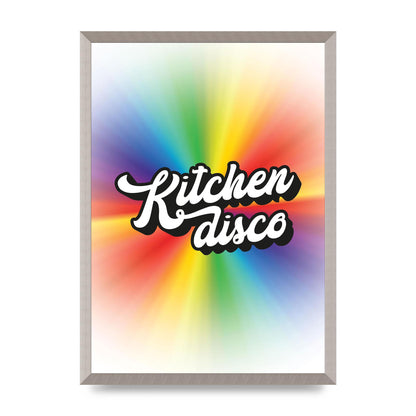 Kitchen Disco 2 Printed Poster - A2 framed