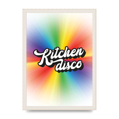 Kitchen Disco 2 Printed Poster - A3 framed