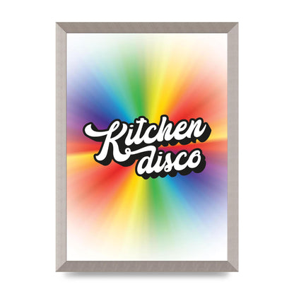 Kitchen Disco 2 Printed Poster - A3 framed