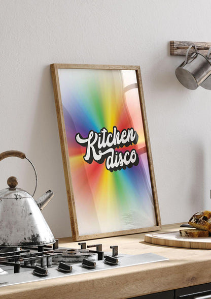 Kitchen Disco 2 Printed Poster - kitchen 1