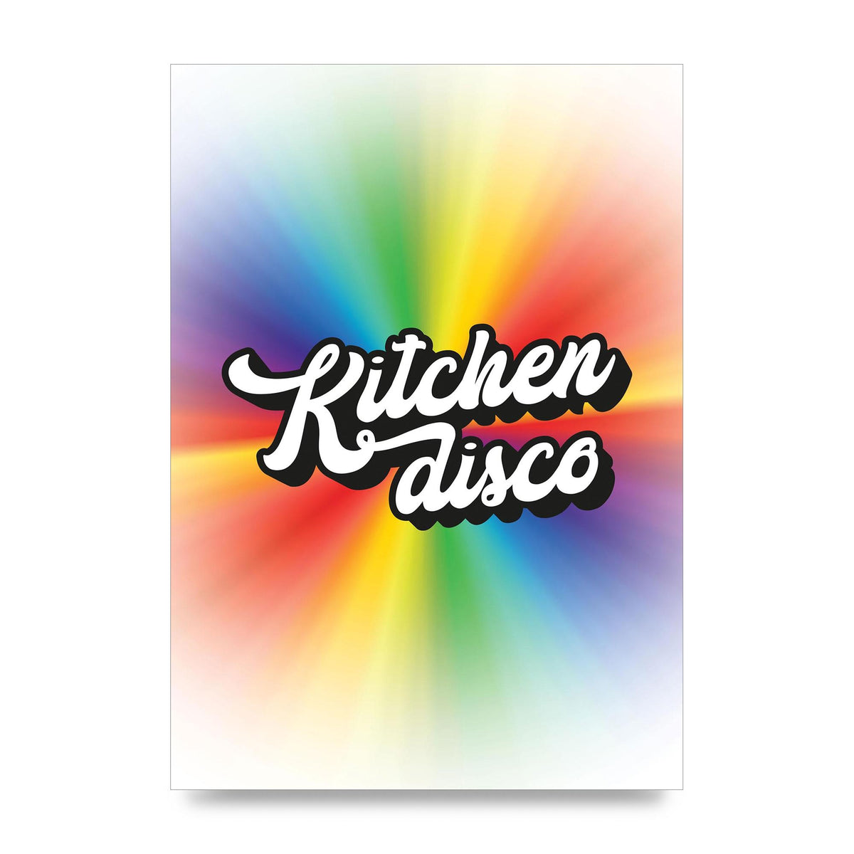 Kitchen Disco 2 Printed Poster - unframed print