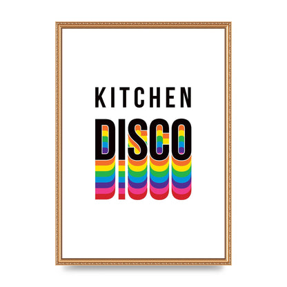 Kitchen Disco Wall Art - A2 framed
