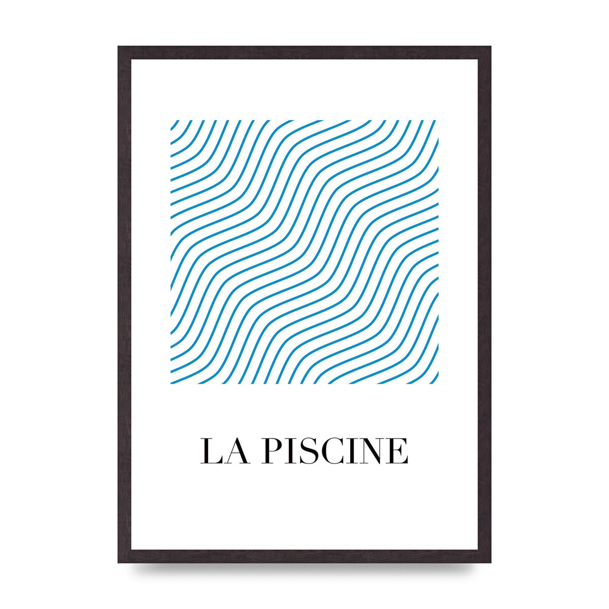 La Piscine Art For The Home - A2 framed