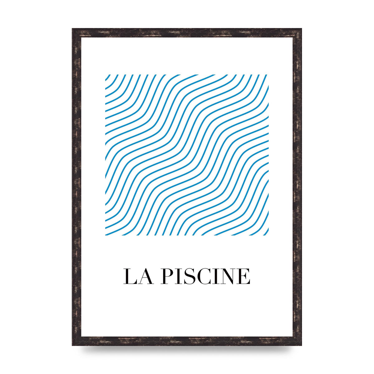 La Piscine Art For The Home - A2 framed