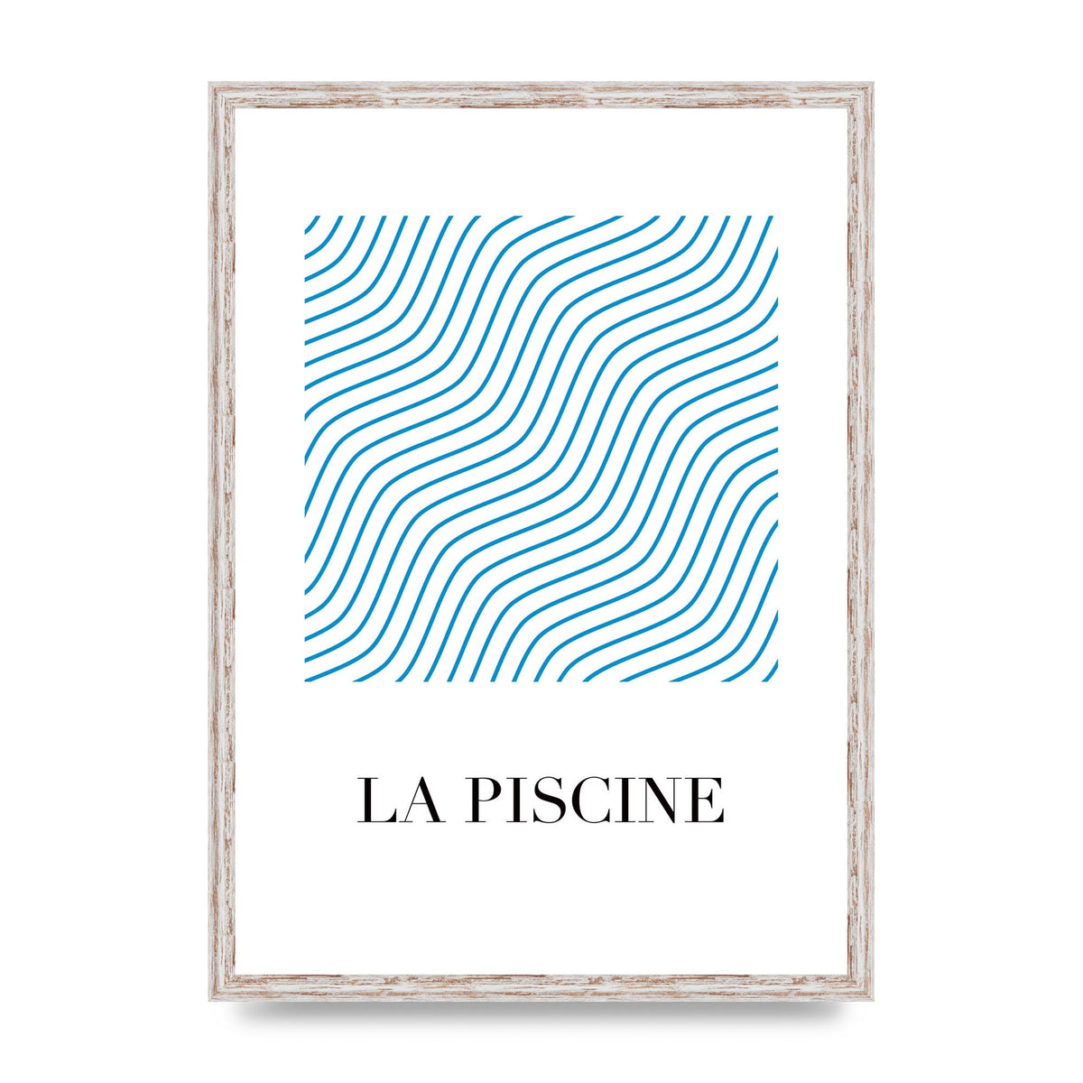 La Piscine Art For The Home - A2 framed