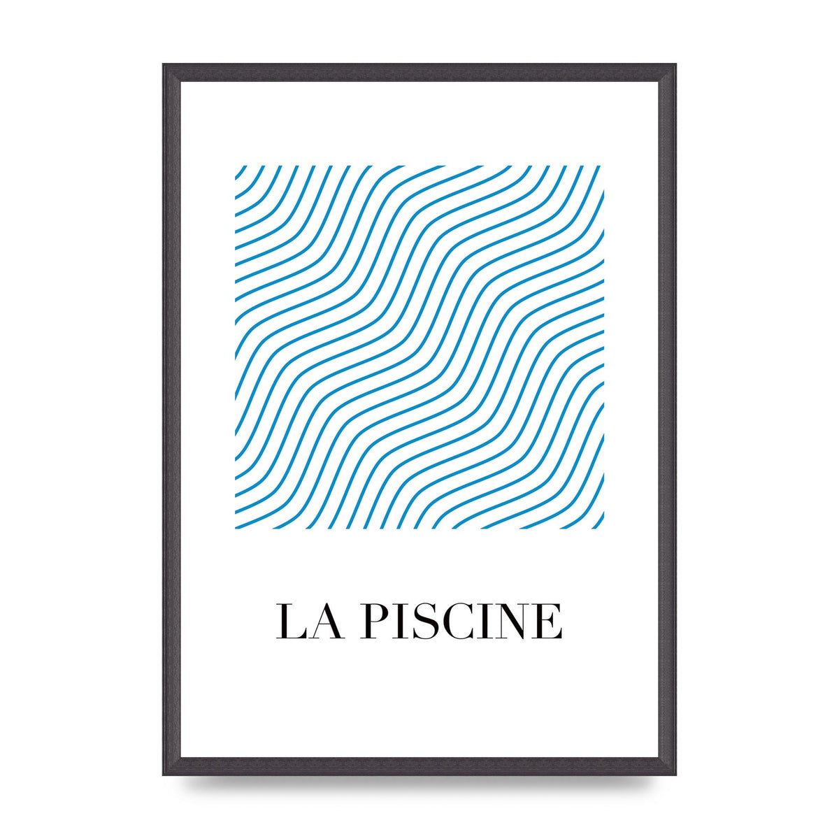 La Piscine Art For The Home - A2 framed
