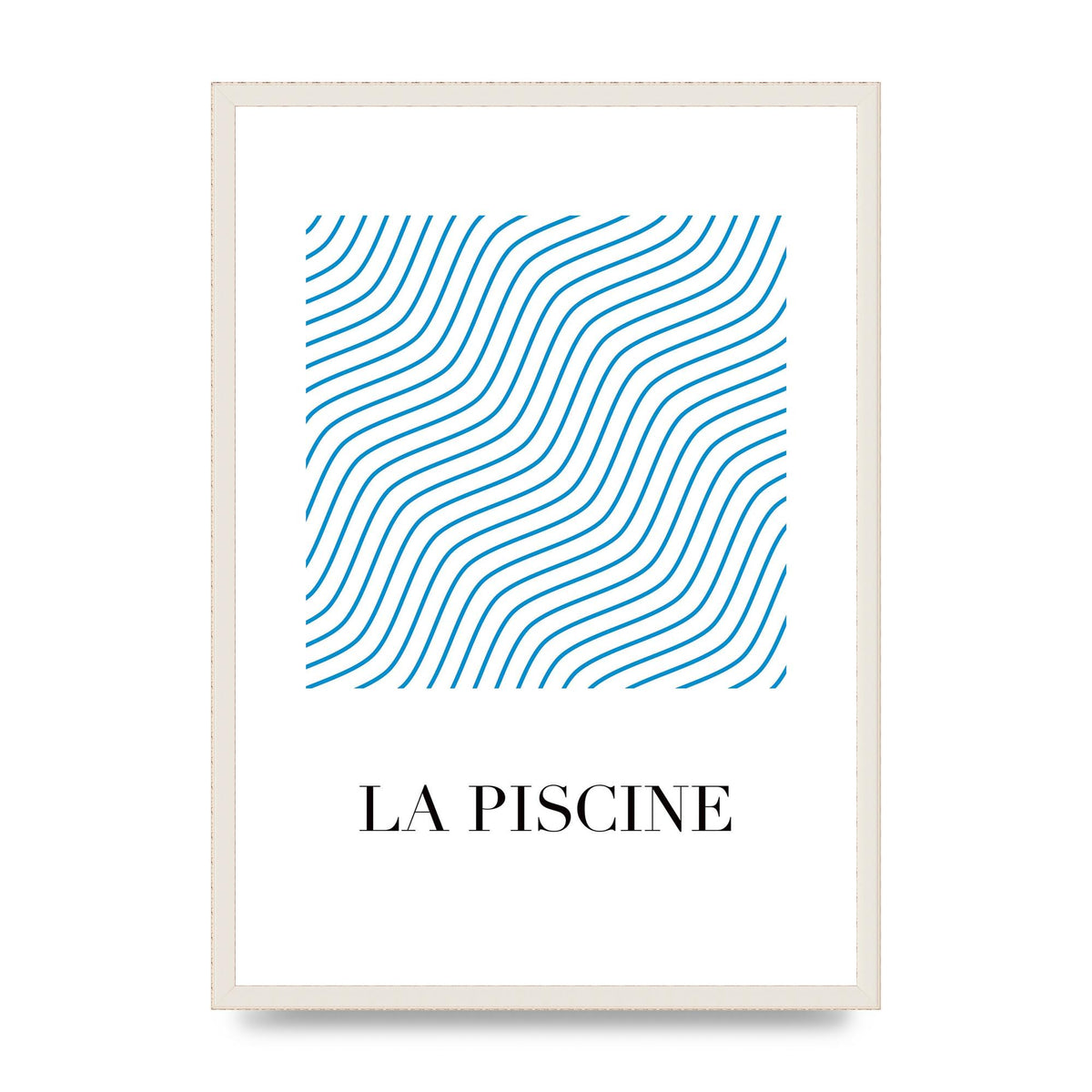 La Piscine Art For The Home - A2 framed