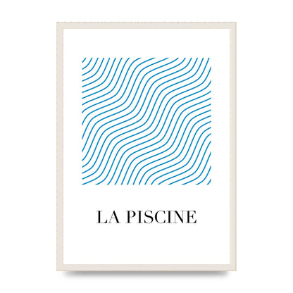 La Piscine Art For The Home - A2 framed