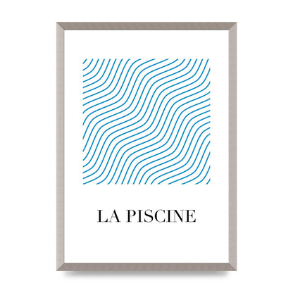 La Piscine Art For The Home - A2 framed