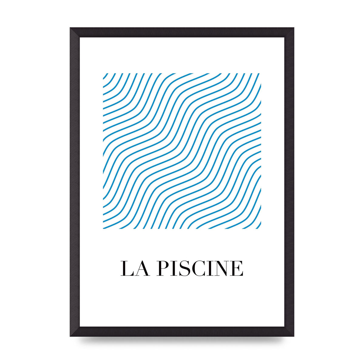 La Piscine Art For The Home - A2 framed